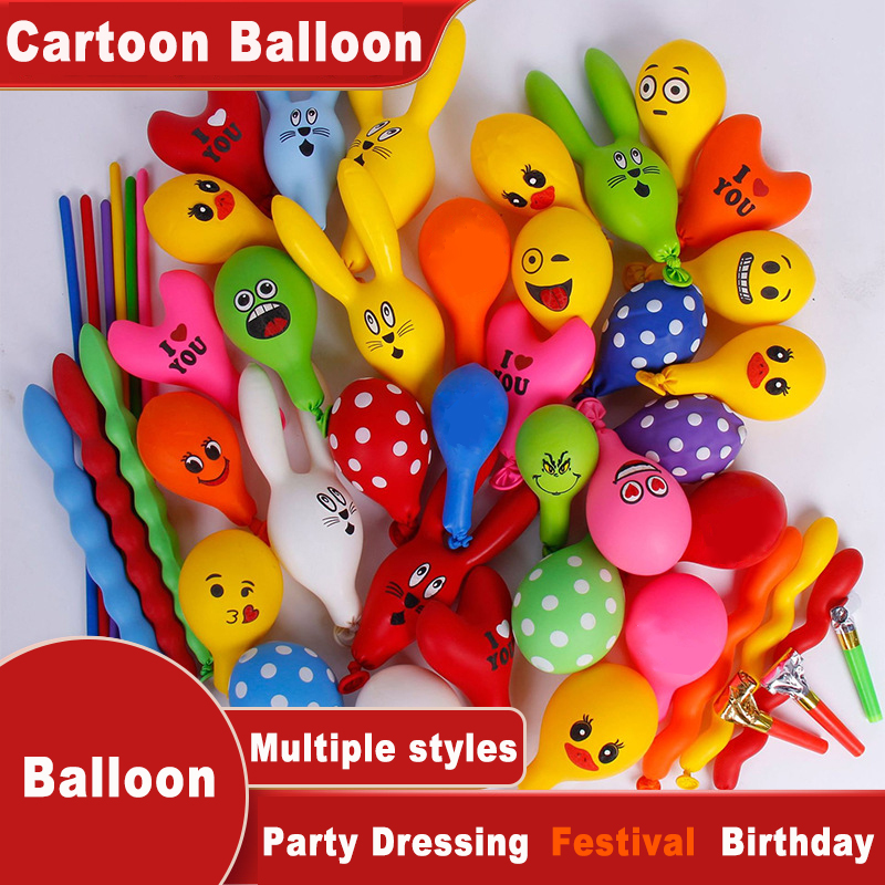 Balloon Pump Hand - Çizgi Film Hayvanı Ördek Tavşan Helyum