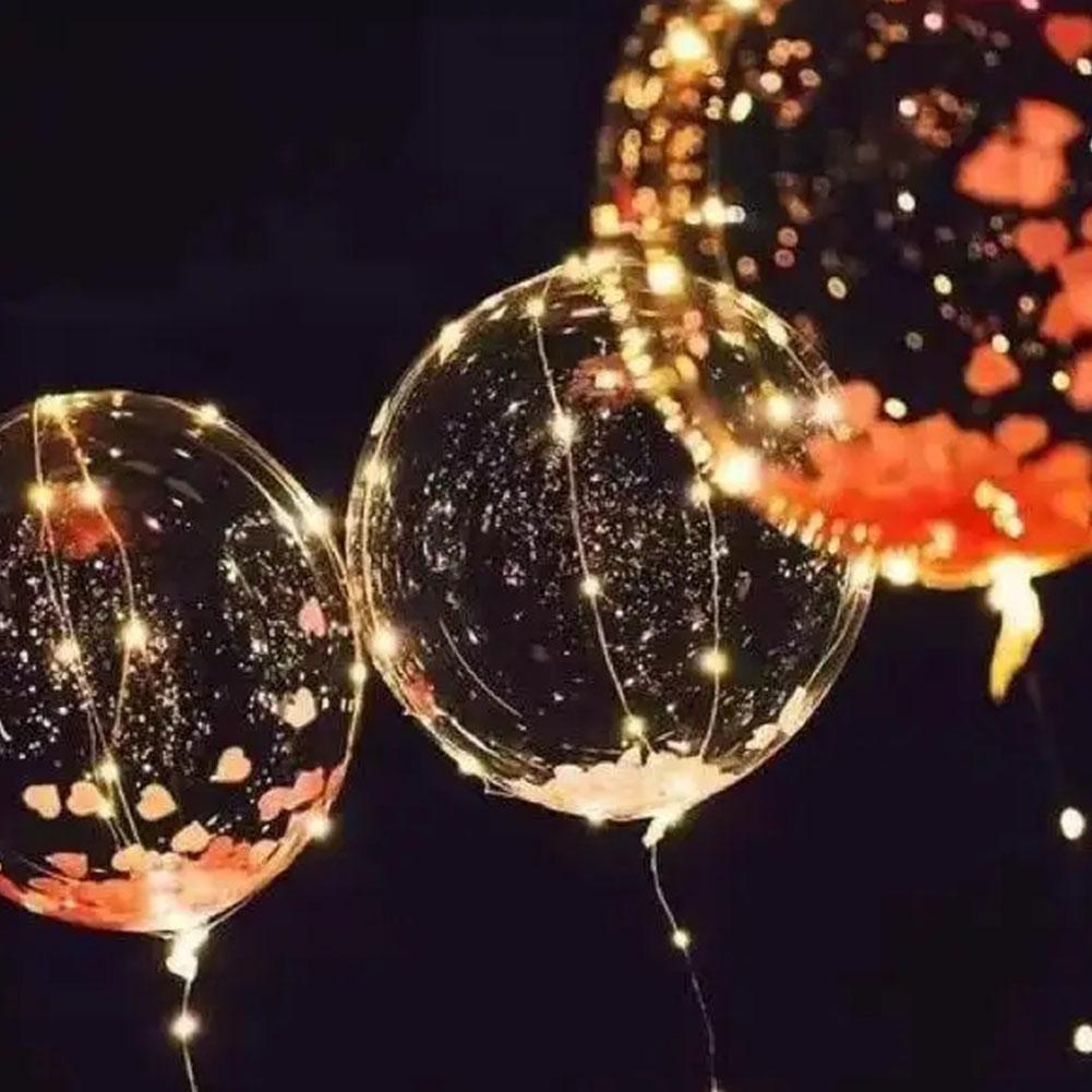 Led Balloon Light - 3 Adet Led Balonlar Işıklı Balonlar