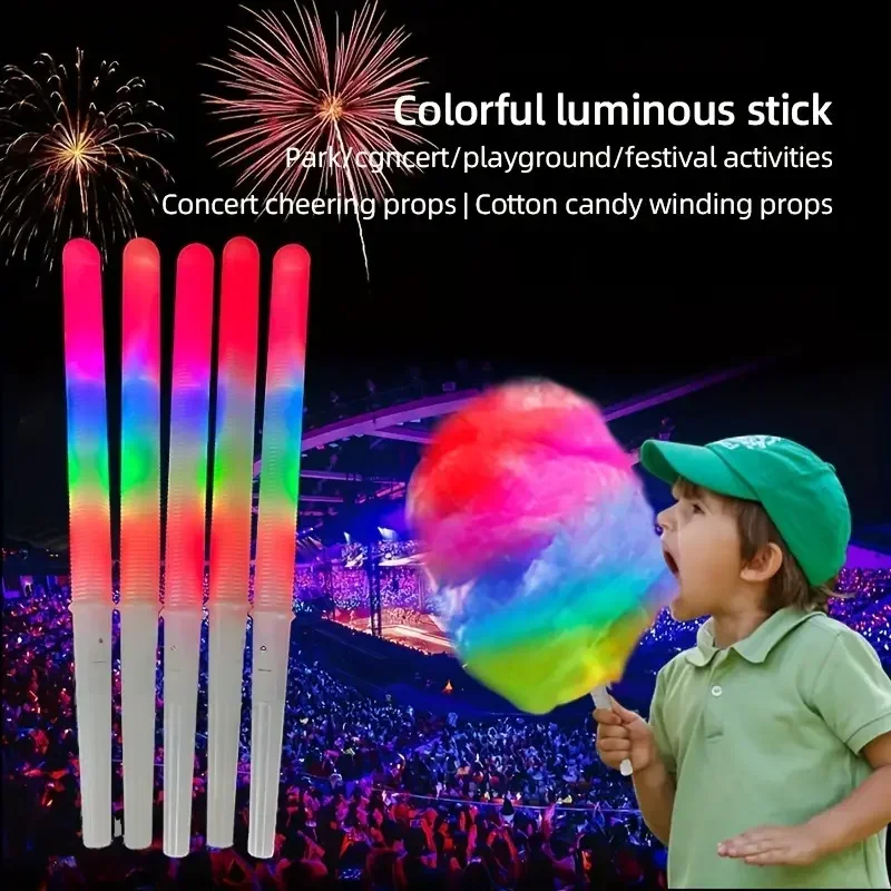 10/30 adet LED Pamuk Şeker Çub - Cotton Candy Cone incelemesi ve fiyatı