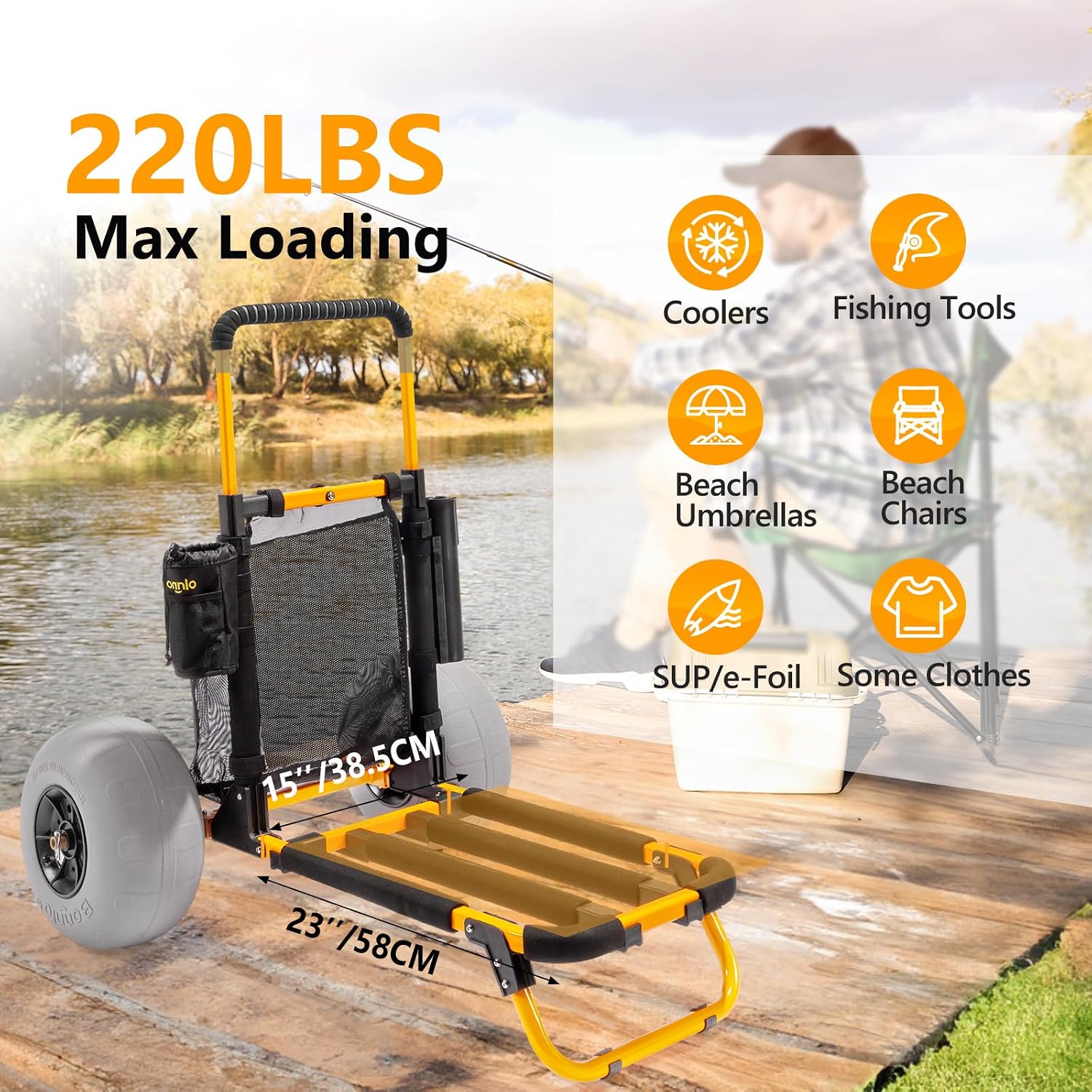 Bonnlo Plaj Balıkçılık Arabası - Balloon Pump Hand incelemesi ve fiyatı