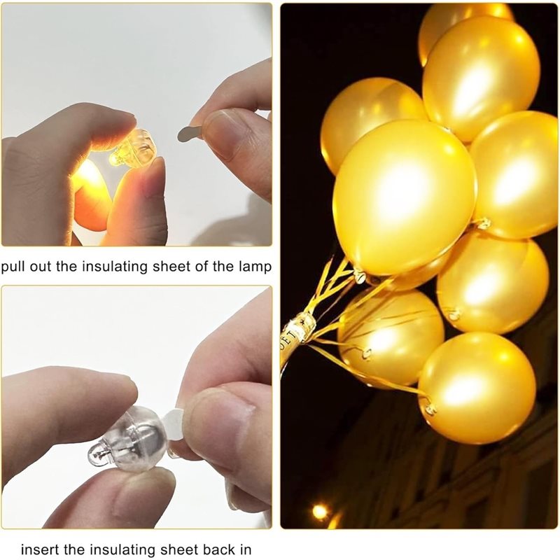ABLN-Balon Işıkları 100'lü Pak - Led Balloon Light incelemesi ve fiyatı