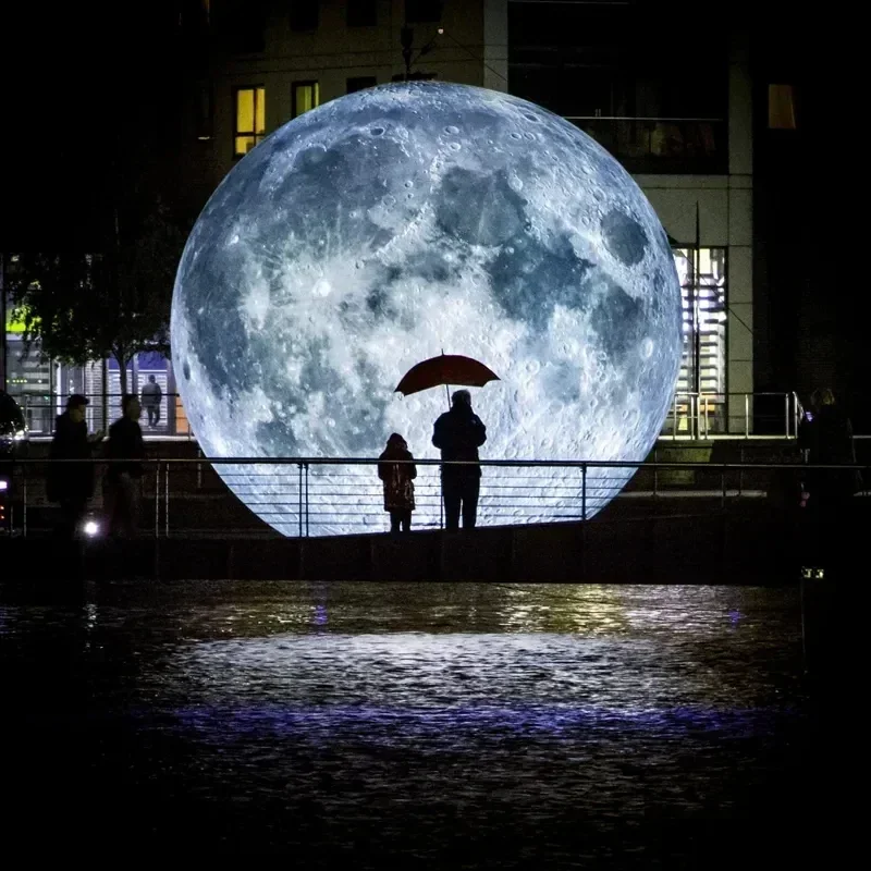 Dev Şişme Mavi Ay Topu LED Işı - Led Balloon Light incelemesi ve fiyatı