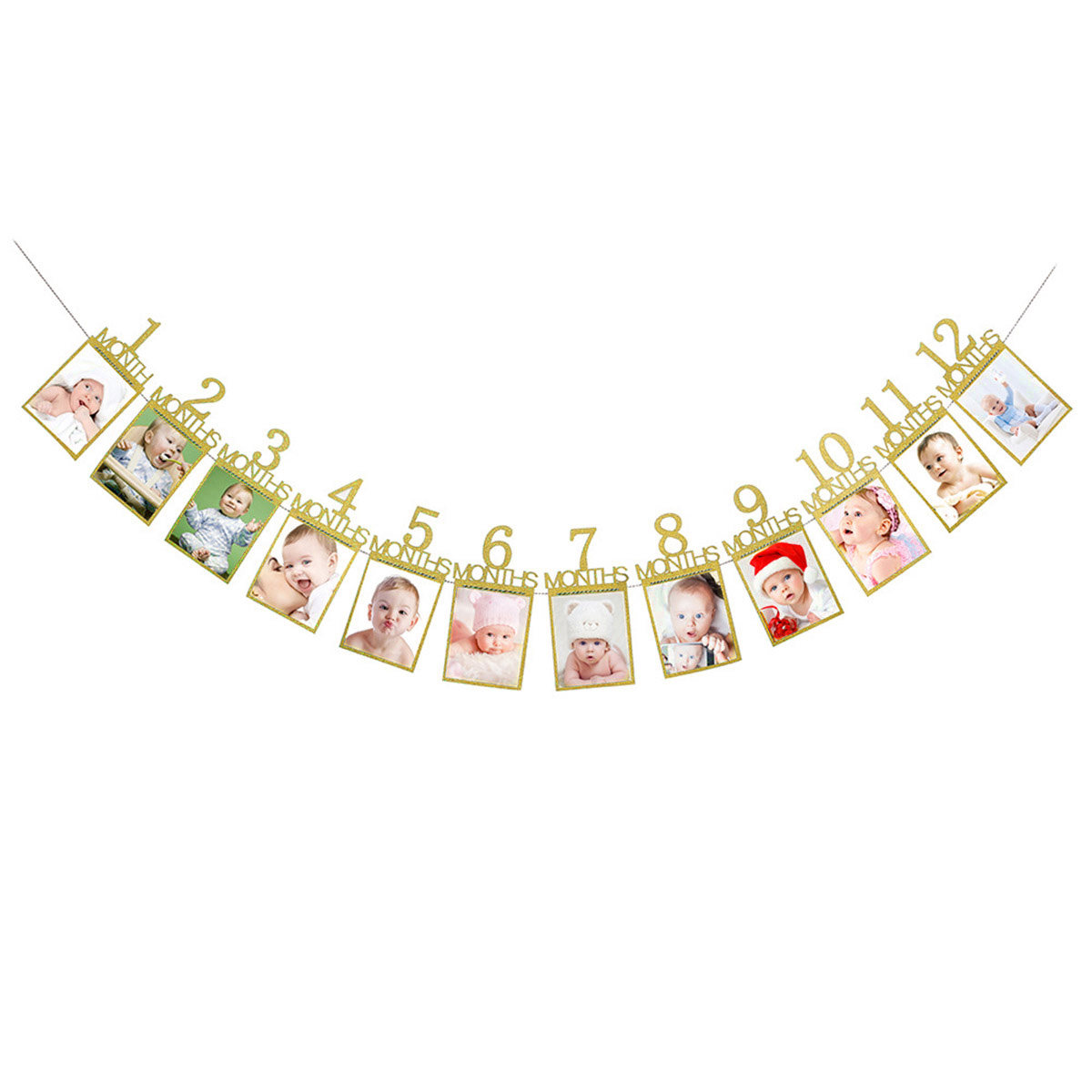 12 adet Fotoğraf Duvar Afişi B - Party Banner Gold incelemesi ve fiyatı