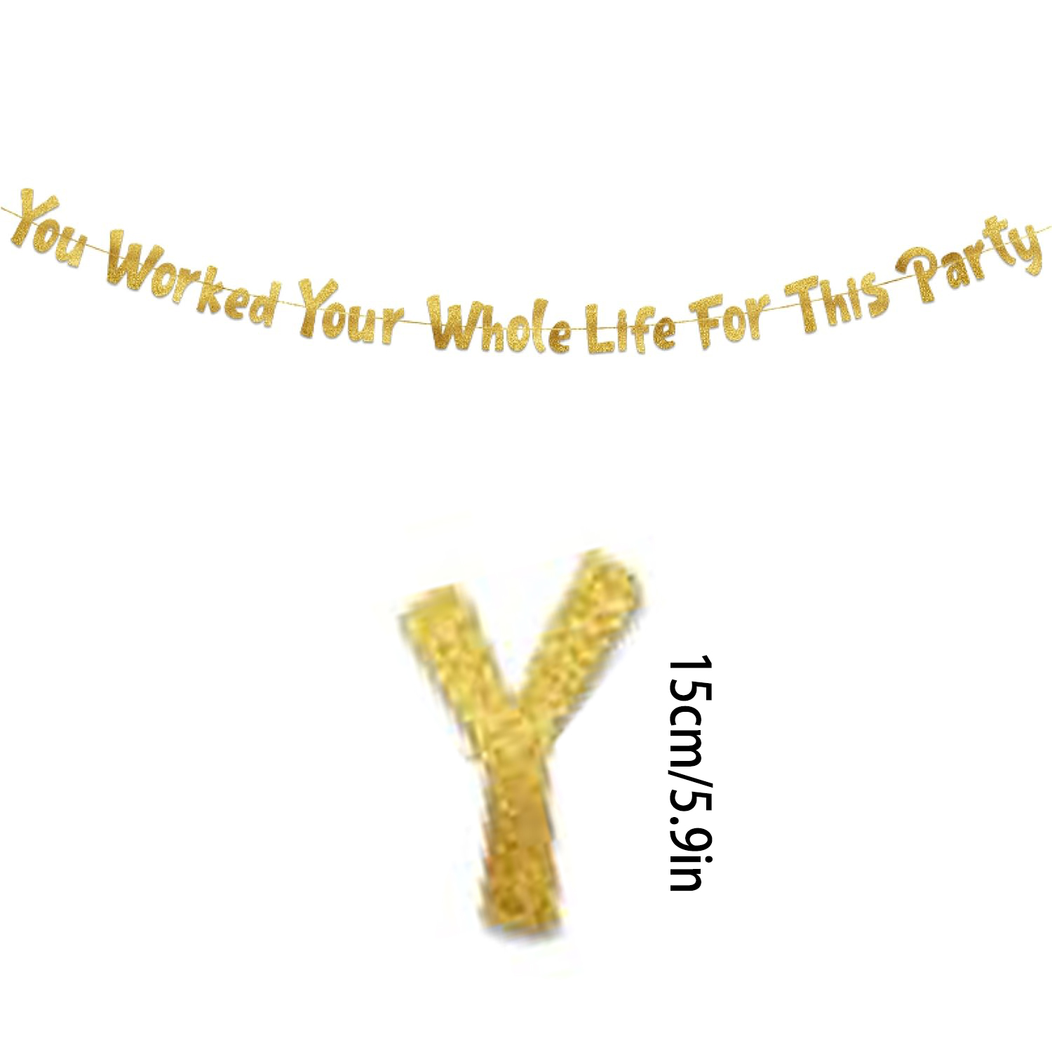 Yaşlılık Sonu Partisi Süslemel - Party Banner Gold incelemesi ve fiyatı
